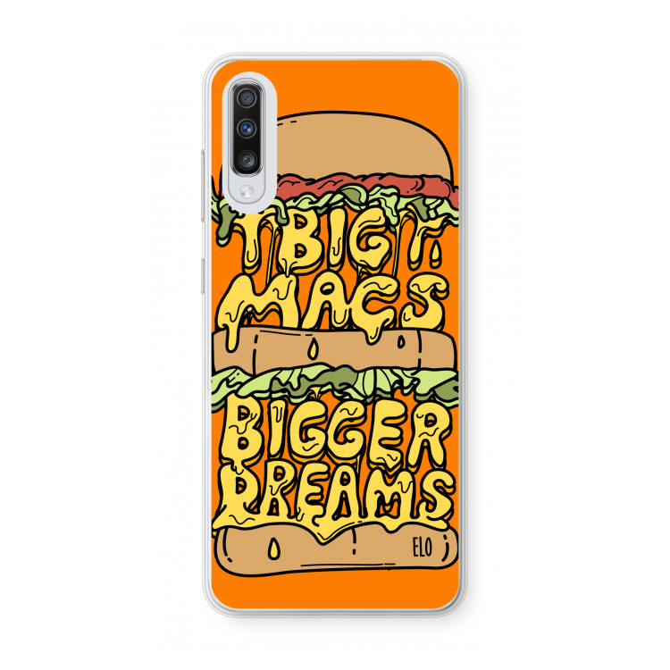 Big Macs Bigger Dreams: Samsung Galaxy A70 Transparant Hoesje