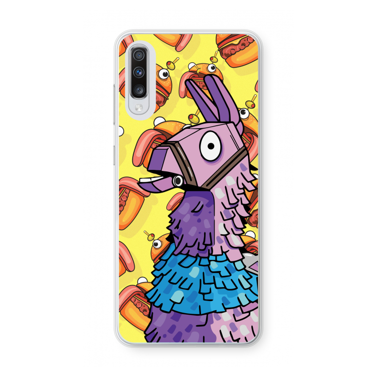Loot Burger: Samsung Galaxy A70 Transparant Hoesje
