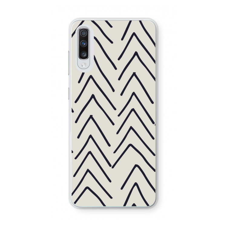 Marrakech Arrows: Samsung Galaxy A70 Transparant Hoesje