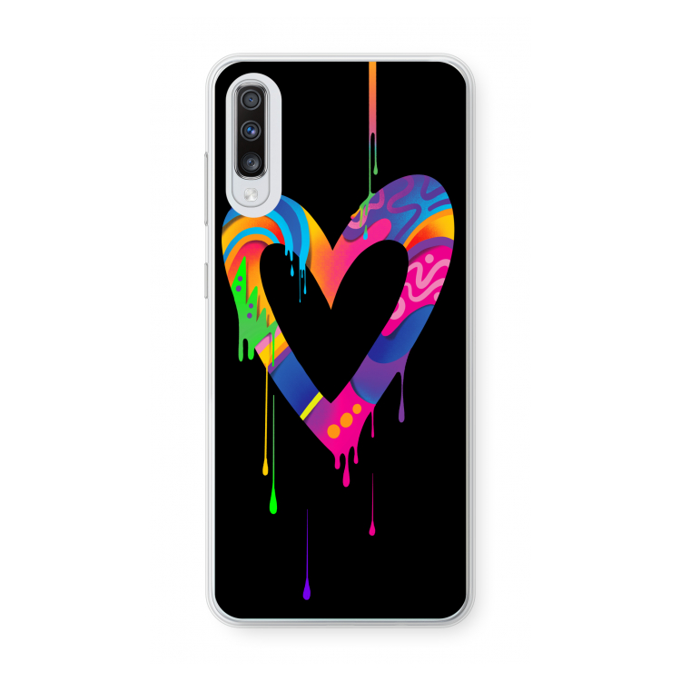 Melts My Heart: Samsung Galaxy A70 Transparant Hoesje