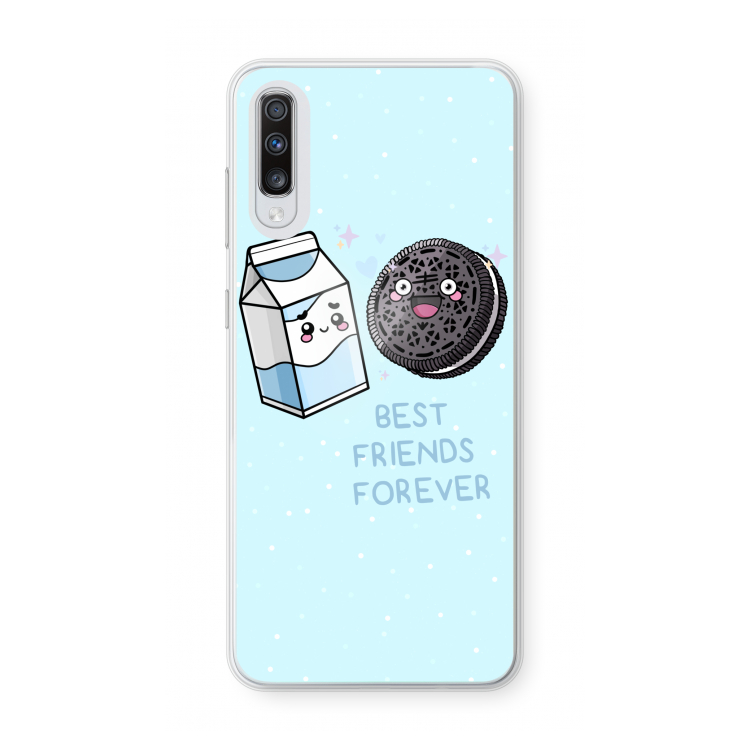 Best Friend Forever: Samsung Galaxy A70 Transparant Hoesje
