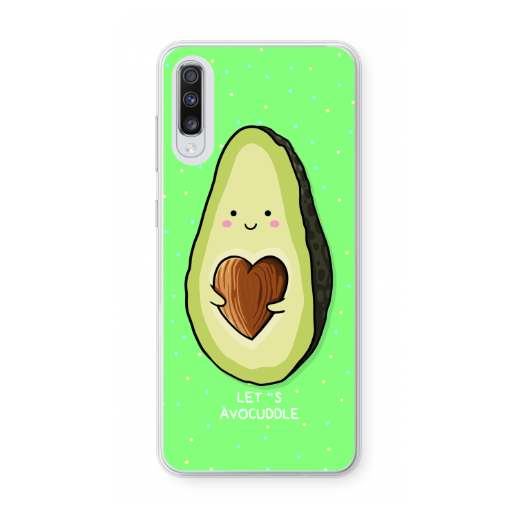 Avocuddle: Samsung Galaxy A70 Transparant Hoesje