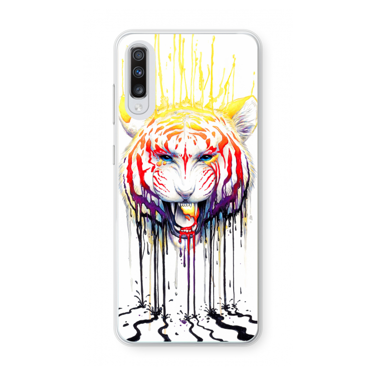 Fading: Samsung Galaxy A70 Transparant Hoesje