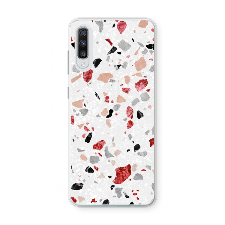 Terrazzo N°12: Samsung Galaxy A70 Transparant Hoesje