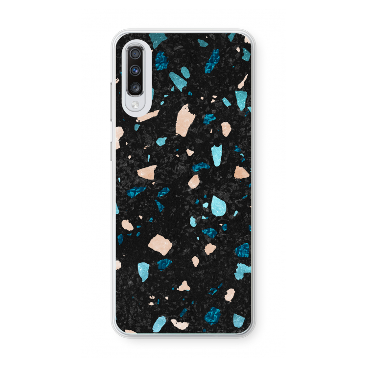 Terrazzo N°11: Samsung Galaxy A70 Transparant Hoesje