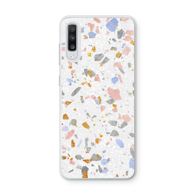 Terrazzo N°8: Samsung Galaxy A70 Transparant Hoesje