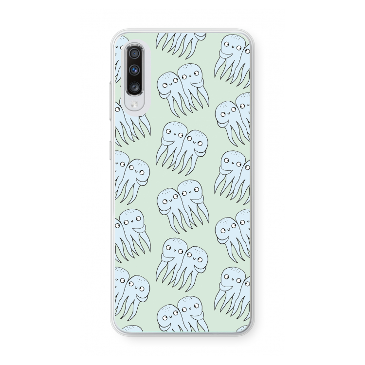 Octopussen: Samsung Galaxy A70 Transparant Hoesje