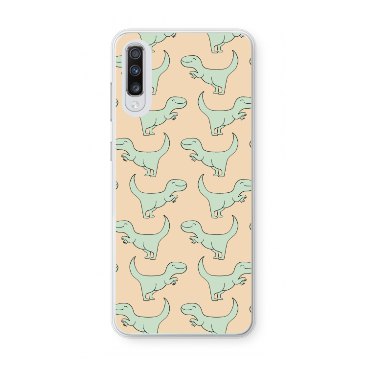 Dinos: Samsung Galaxy A70 Transparant Hoesje
