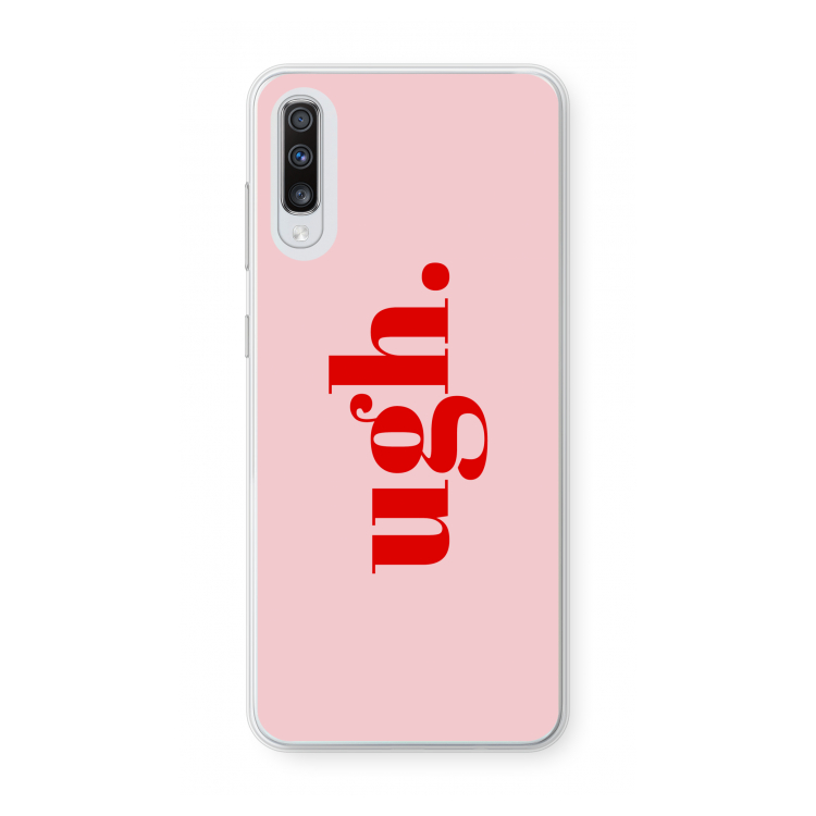 Ugh: Samsung Galaxy A70 Transparant Hoesje