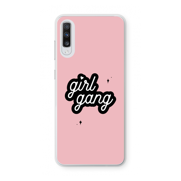 Girl Gang: Samsung Galaxy A70 Transparant Hoesje