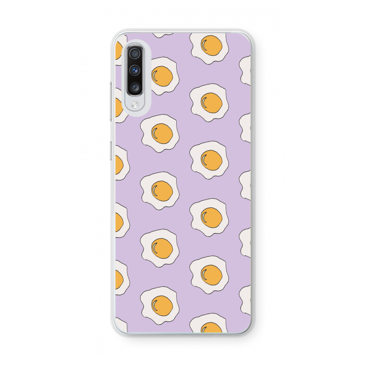 Bacon to my eggs #1: Samsung Galaxy A70 Transparant Hoesje