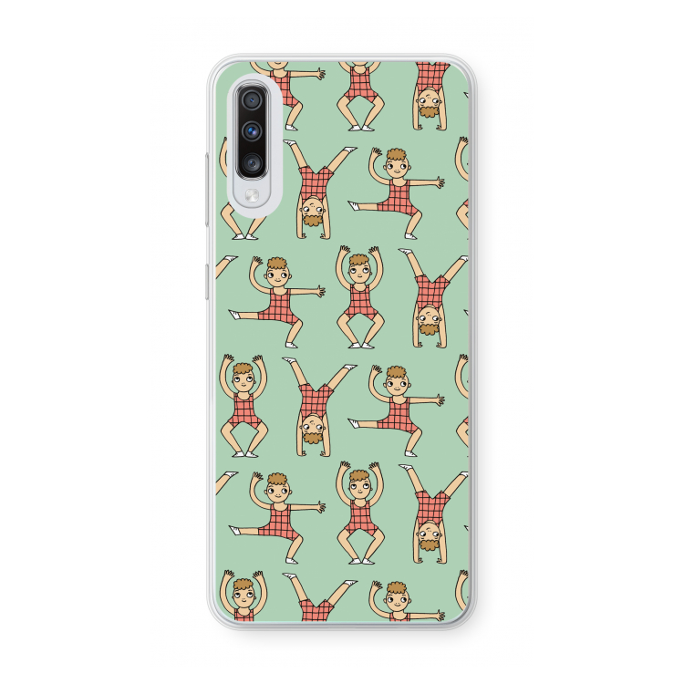 Gymboys: Samsung Galaxy A70 Transparant Hoesje
