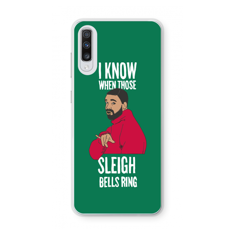 Sleigh Bells Ring: Samsung Galaxy A70 Transparant Hoesje