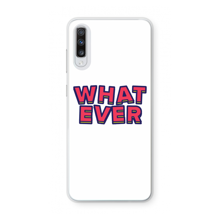 Whatever: Samsung Galaxy A70 Transparant Hoesje