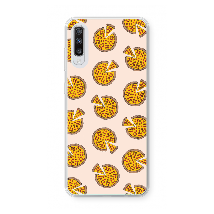 You Had Me At Pizza: Samsung Galaxy A70 Transparant Hoesje