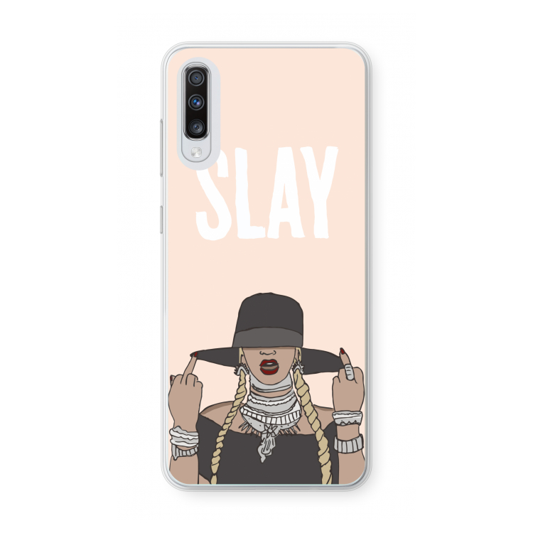 Slay All Day: Samsung Galaxy A70 Transparant Hoesje