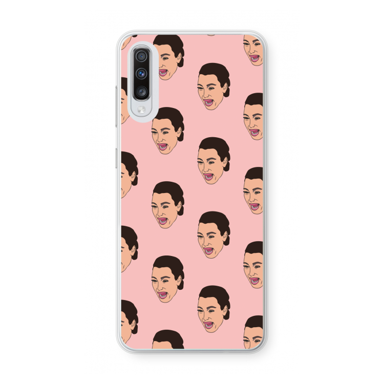 Ugly Cry Call: Samsung Galaxy A70 Transparant Hoesje