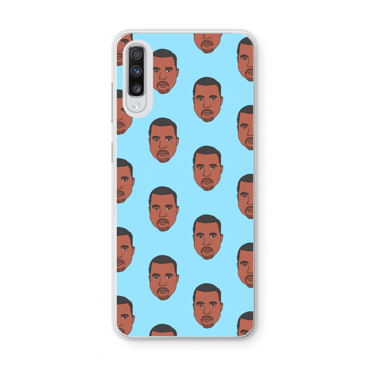 Kanye Call Me?: Samsung Galaxy A70 Transparant Hoesje
