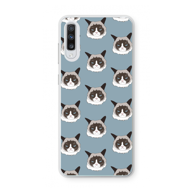 It's a Purrr Case: Samsung Galaxy A70 Transparant Hoesje