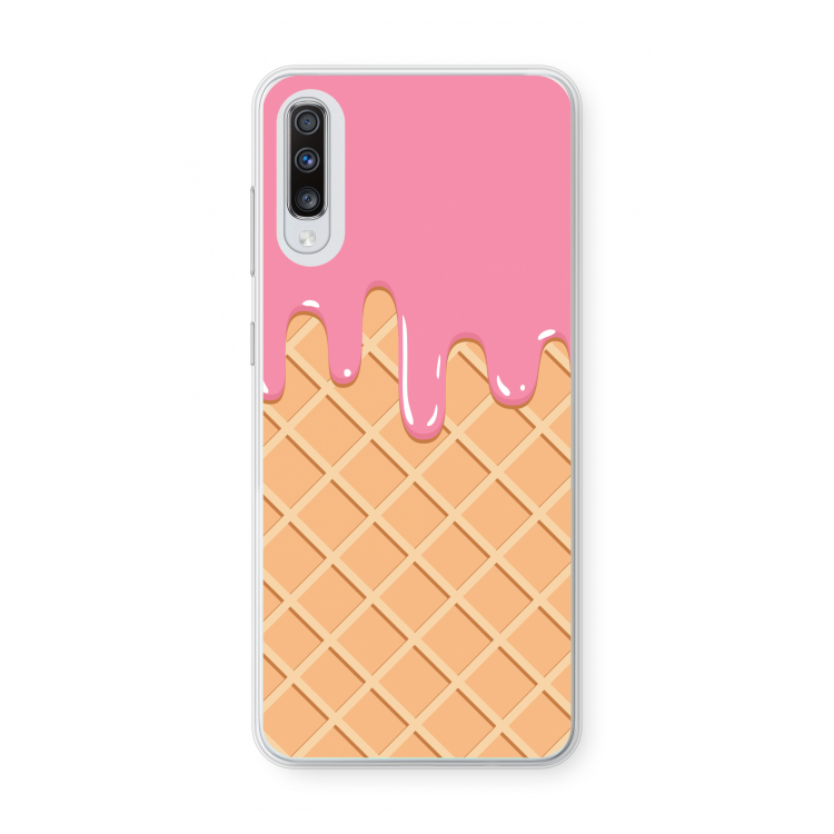 Ice cream: Samsung Galaxy A70 Transparant Hoesje