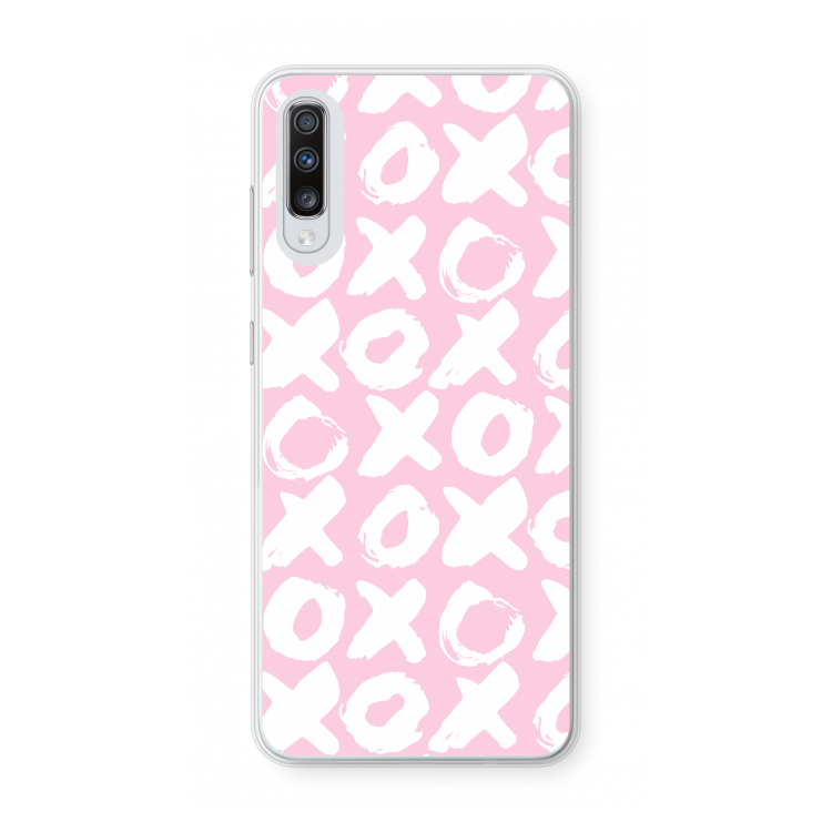XOXO: Samsung Galaxy A70 Transparant Hoesje