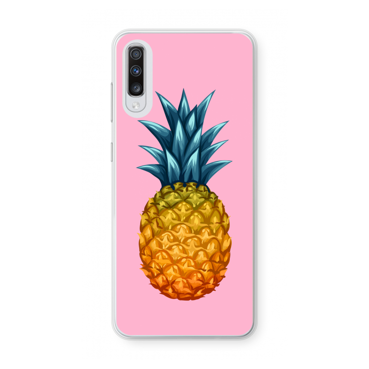 Grote ananas: Samsung Galaxy A70 Transparant Hoesje