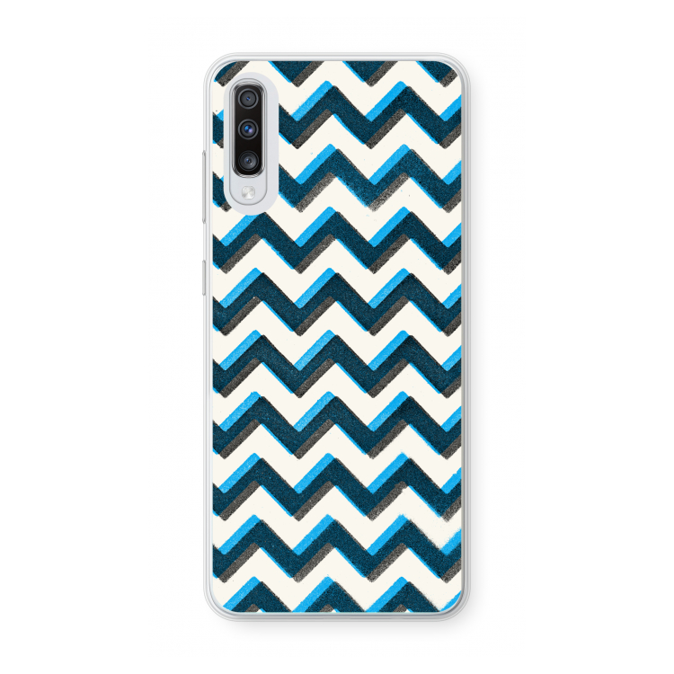 Onderbroken lijn: Samsung Galaxy A70 Transparant Hoesje