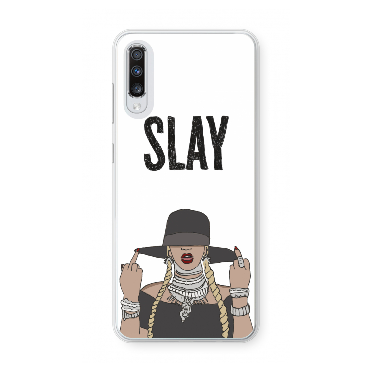Slay All Day: Samsung Galaxy A70 Transparant Hoesje