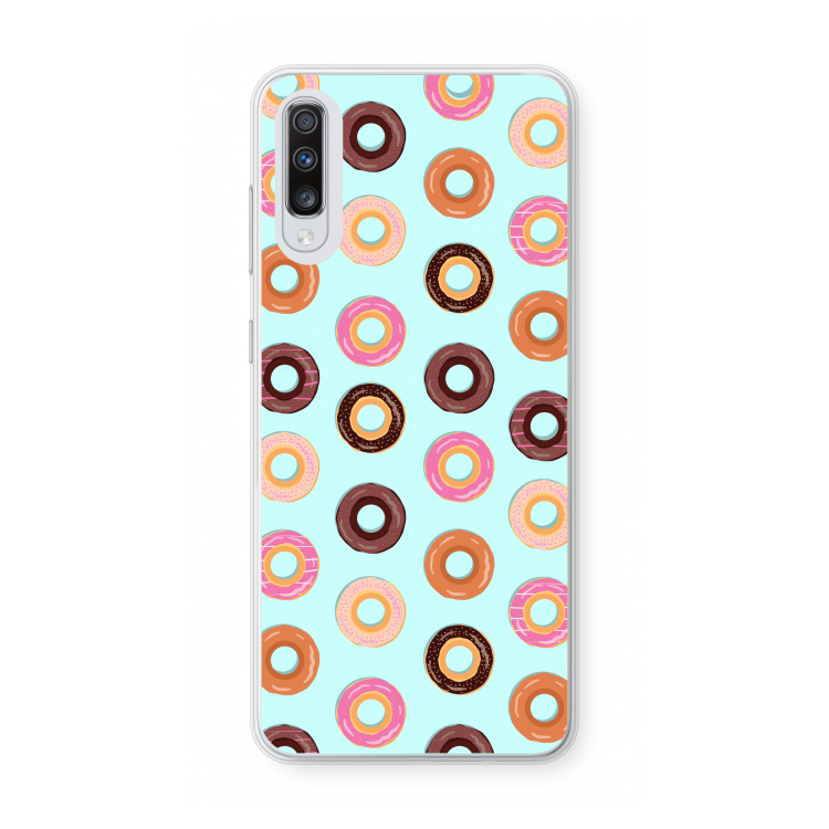 Donuts: Samsung Galaxy A70 Transparant Hoesje