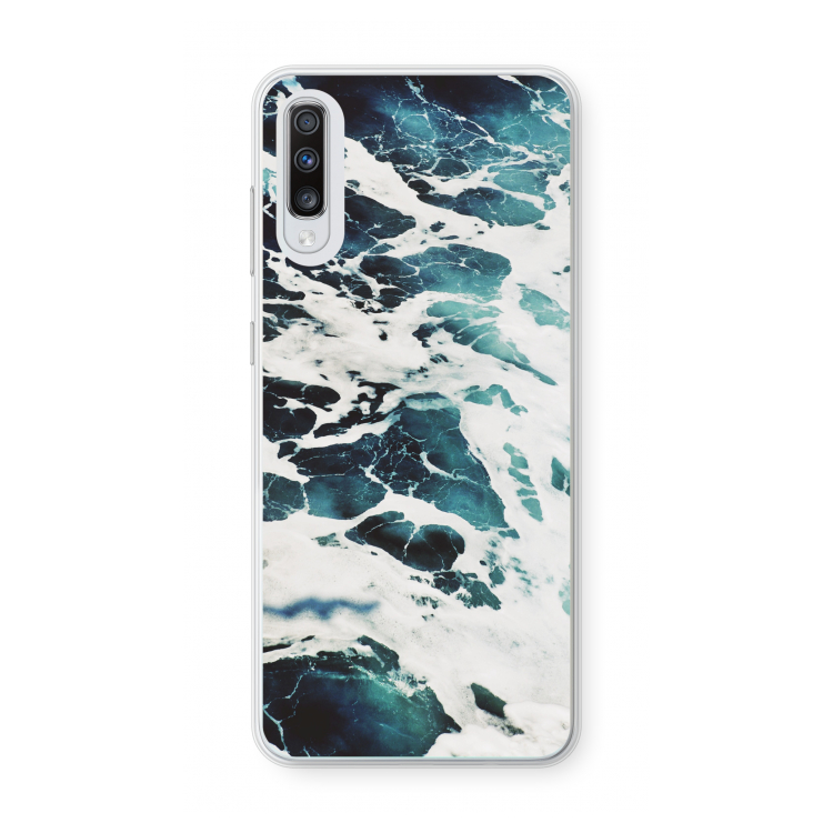 Golven: Samsung Galaxy A70 Transparant Hoesje
