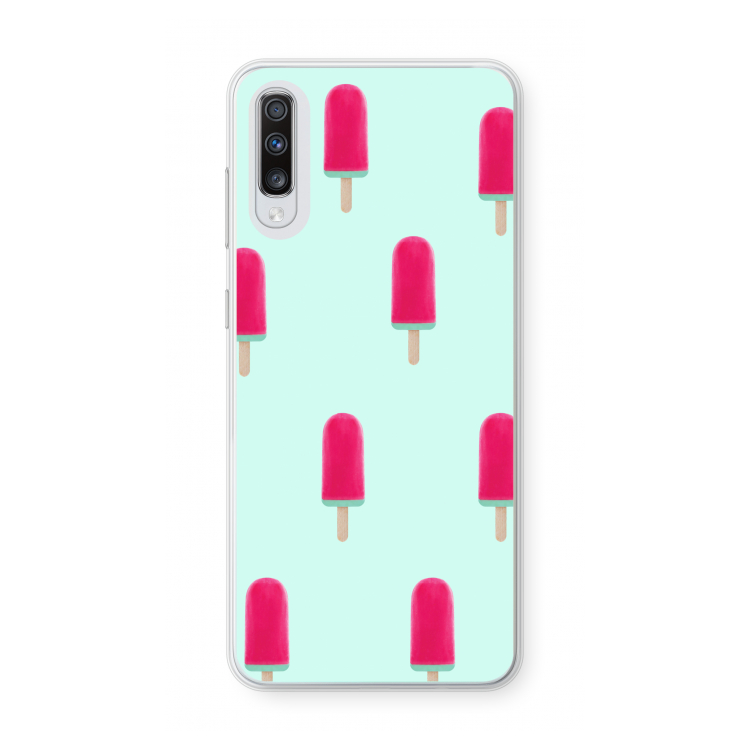Waterijsje: Samsung Galaxy A70 Transparant Hoesje