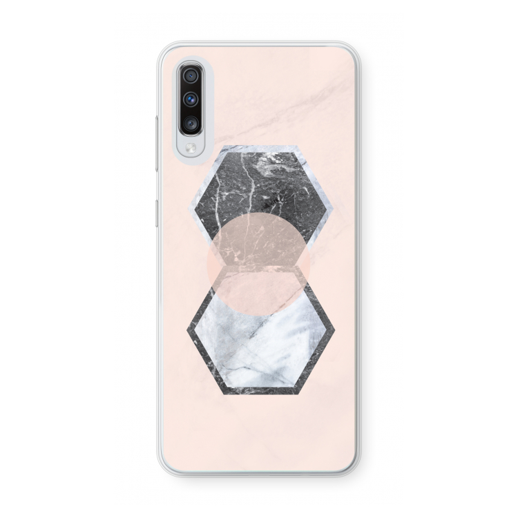 Creatieve toets: Samsung Galaxy A70 Transparant Hoesje