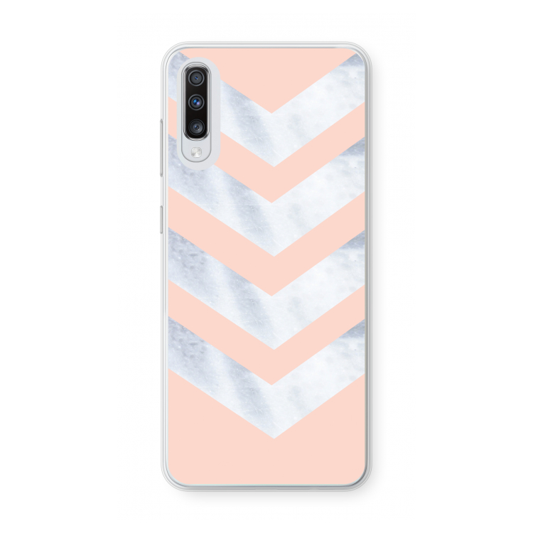Marmeren pijlen: Samsung Galaxy A70 Transparant Hoesje