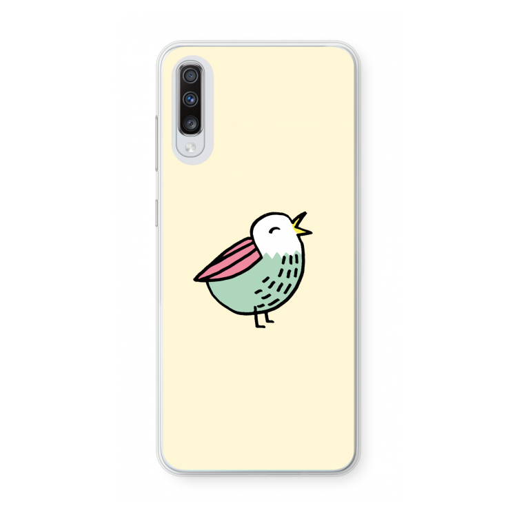 Birdy: Samsung Galaxy A70 Transparant Hoesje