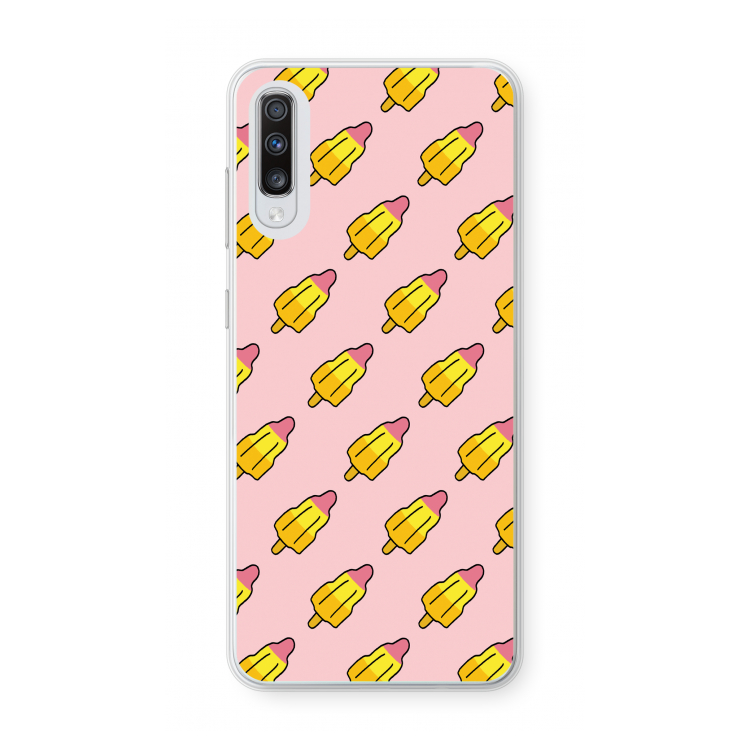Waterijsjes: Samsung Galaxy A70 Transparant Hoesje