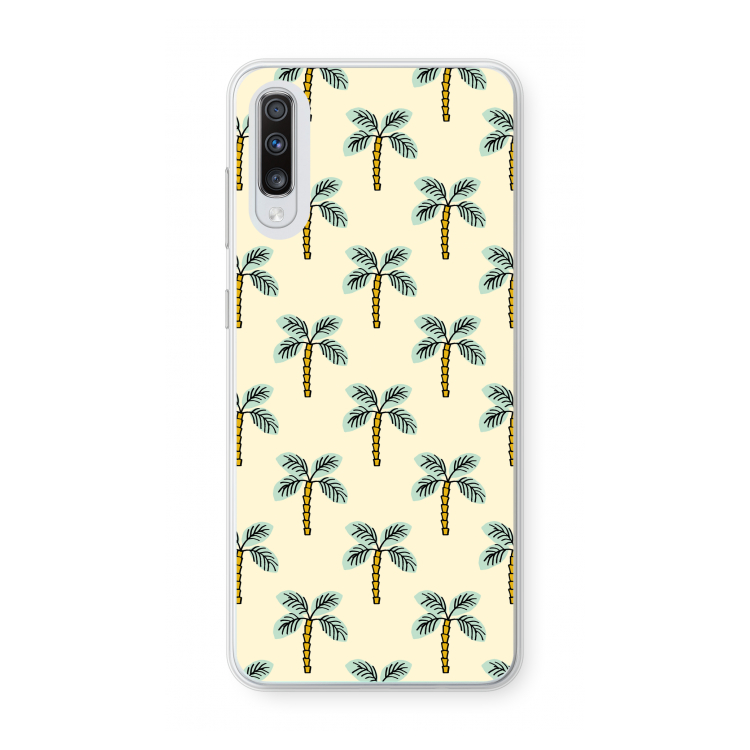 Paradise: Samsung Galaxy A70 Transparant Hoesje
