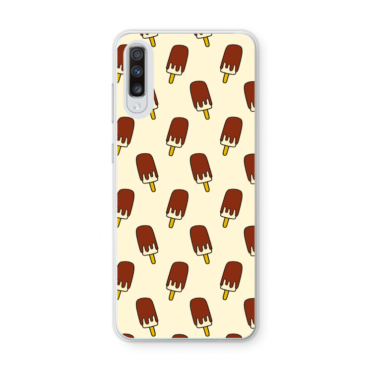 Yummy: Samsung Galaxy A70 Transparant Hoesje