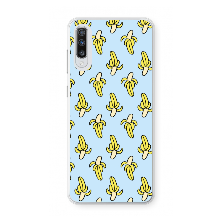 Bananas: Samsung Galaxy A70 Transparant Hoesje