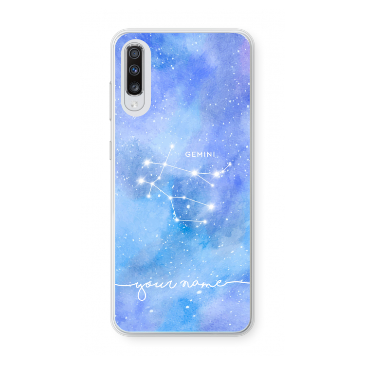 Sterrenbeeld - Licht: Samsung Galaxy A70 Transparant Hoesje