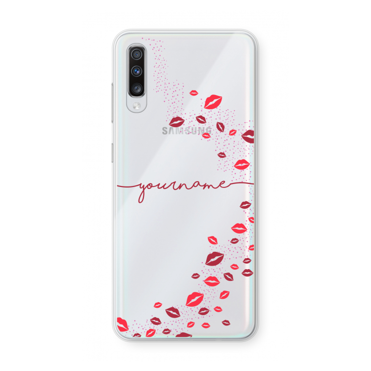 Kusjes: Samsung Galaxy A70 Transparant Hoesje