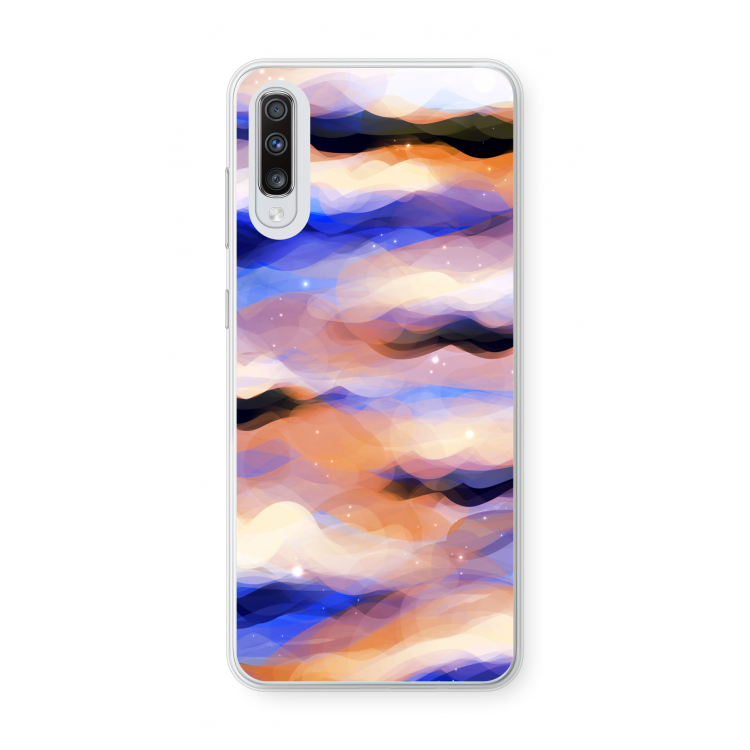 Donkere Wolken: Samsung Galaxy A70 Transparant Hoesje