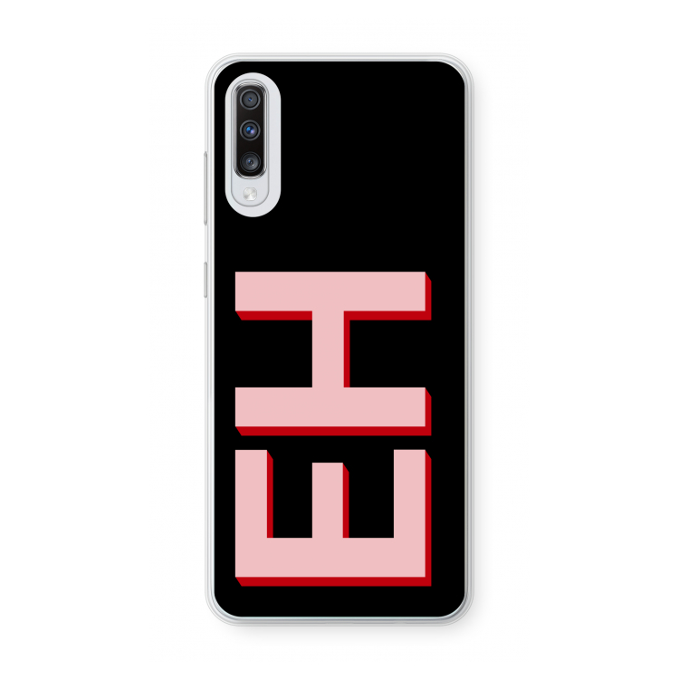 Monogram: Samsung Galaxy A70 Transparant Hoesje