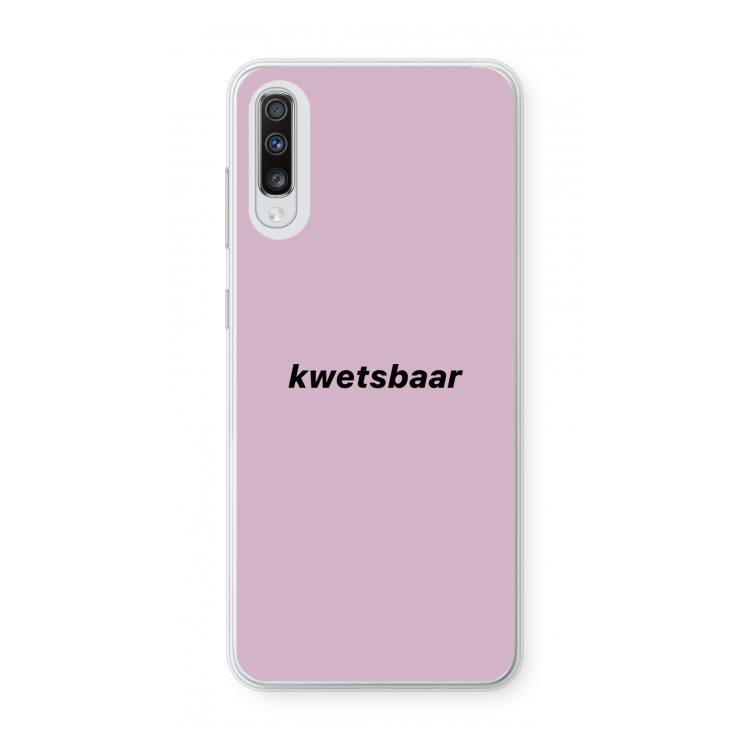 kwetsbaar: Samsung Galaxy A70 Transparant Hoesje