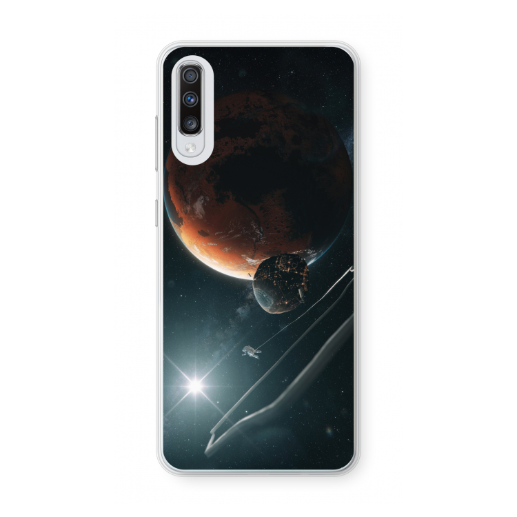 Mars Renaissance: Samsung Galaxy A70 Transparant Hoesje
