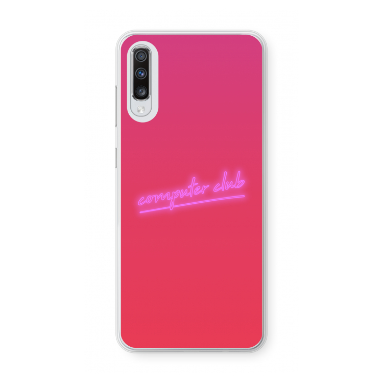 Vice Glow: Samsung Galaxy A70 Transparant Hoesje