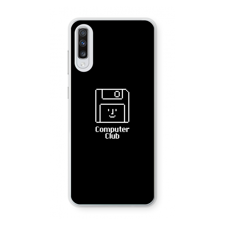 Hello: Samsung Galaxy A70 Transparant Hoesje