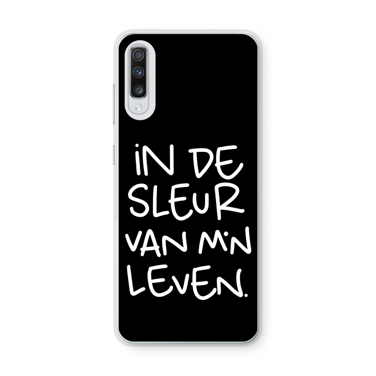 De Sleur: Samsung Galaxy A70 Transparant Hoesje