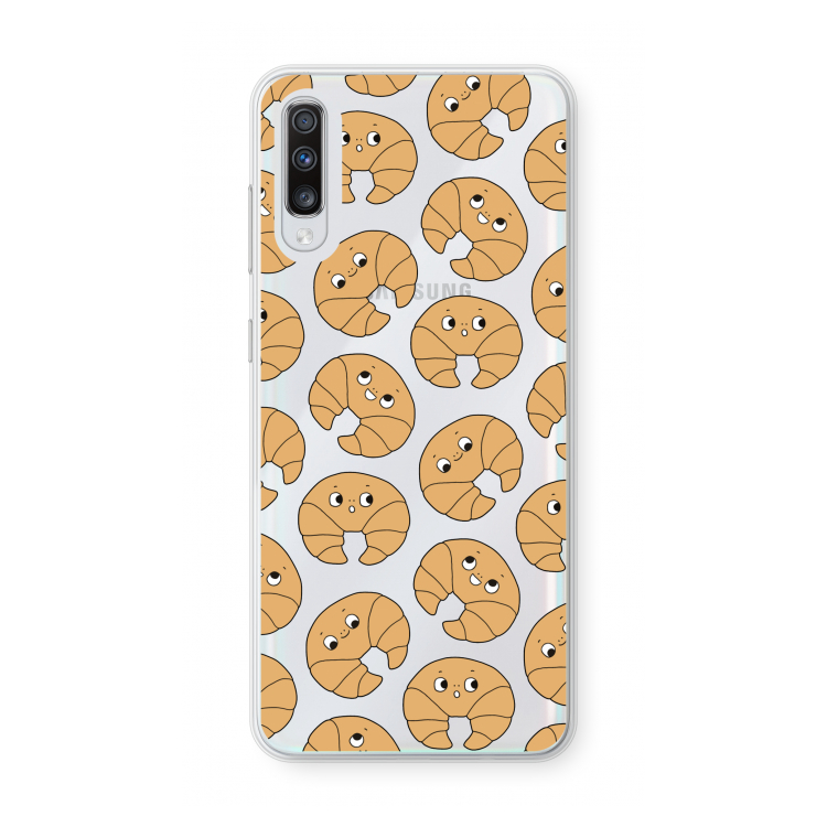 Croissant: Samsung Galaxy A70 Transparant Hoesje