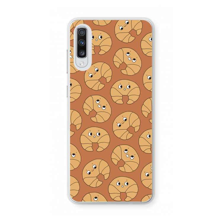Croissant: Samsung Galaxy A70 Transparant Hoesje