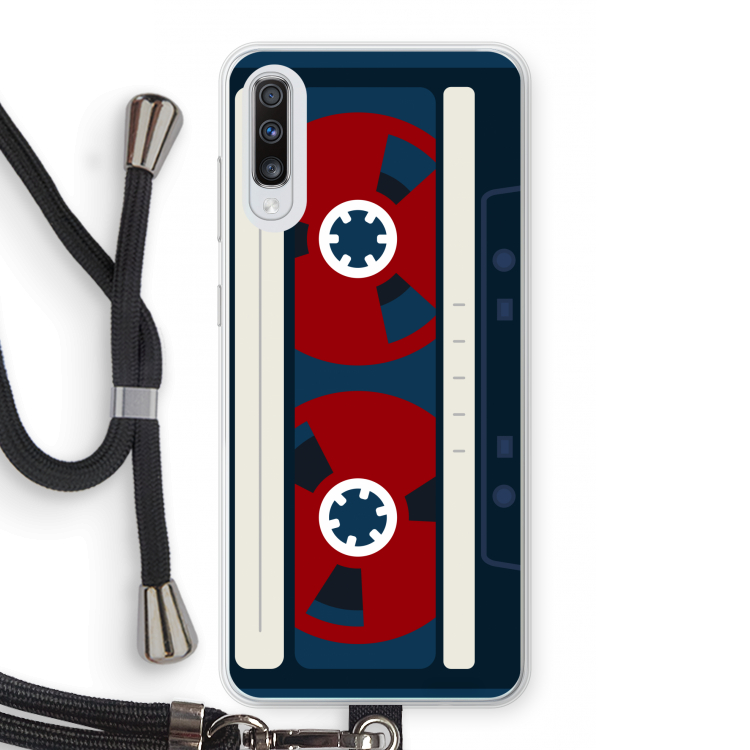 Here's your tape: Samsung Galaxy A70 Transparant Hoesje met koord